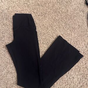 Sleek Black Leggings flare